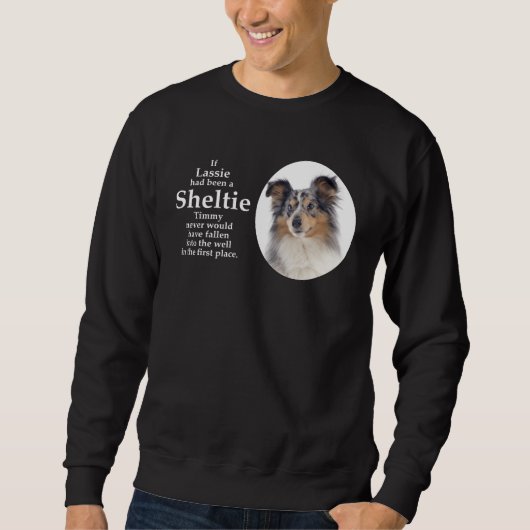 Timmy's Blue Merle Sheltie Sweatshirt (Voorkant)