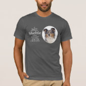 Timmy's Blue Merle Sheltie T-shirt (Voorkant)