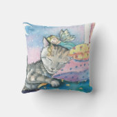 Timmy's Fairy Tabby Kat Kinderkussen Kussen (Achterkant)