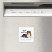 Timmy's Tri-Color Sheltie Magnet (Insitu (Vaatwasser))