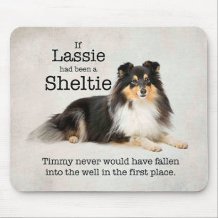 Timmy's Tri-Color Sheltie Mousepad Muismat