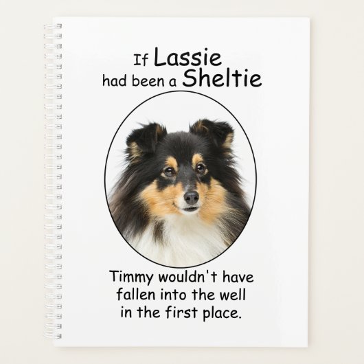 Timmy's Tri-Color Sheltie Planner (Voorkant)
