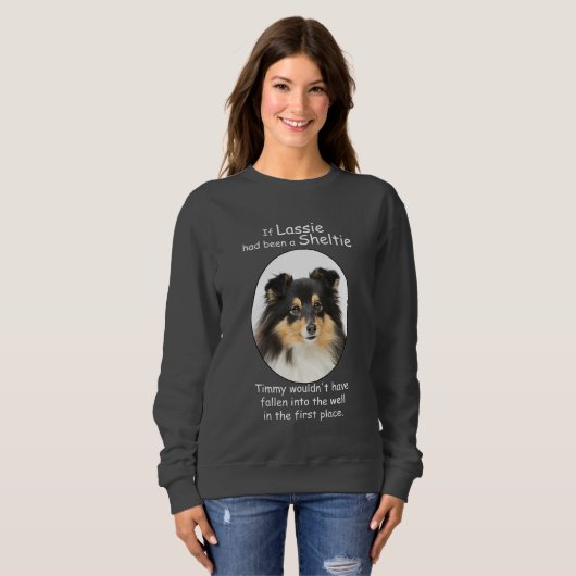 Timmy's Tri-Color Sheltie Sweatshirt (Voorkant volledig)