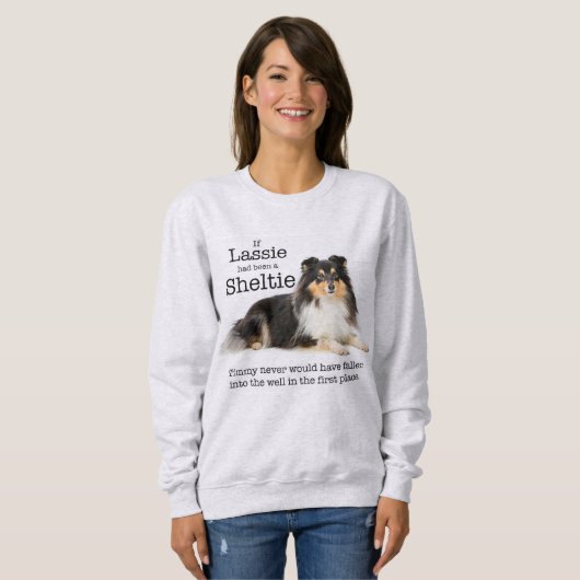 Timmy's Tri-Color Sheltie Sweatshirt (Voorkant volledig)