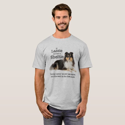 Timmy's Tri-Color Sheltie T-Shirt (Voorkant volledig)