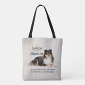 Timmy's Tri-Color Sheltie Tas (Achterkant)