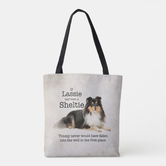 Timmy's Tri-Color Sheltie Tas (Achterkant)