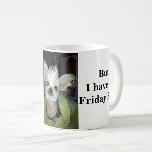 Timmy's vrijdaghaar koffiemok (Voorkant rechts)