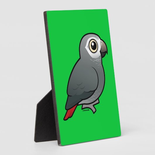 Timneh African Gray Parrot Fotoplaat (Zijkant)