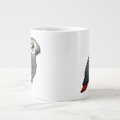 Timneh African Gray Parrot Grote Koffiekop (Voorkant)