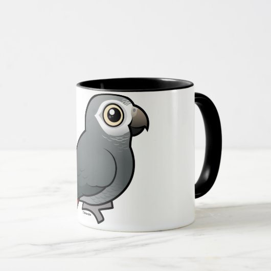 Timneh African Gray Parrot Mok (Voorkant rechts)