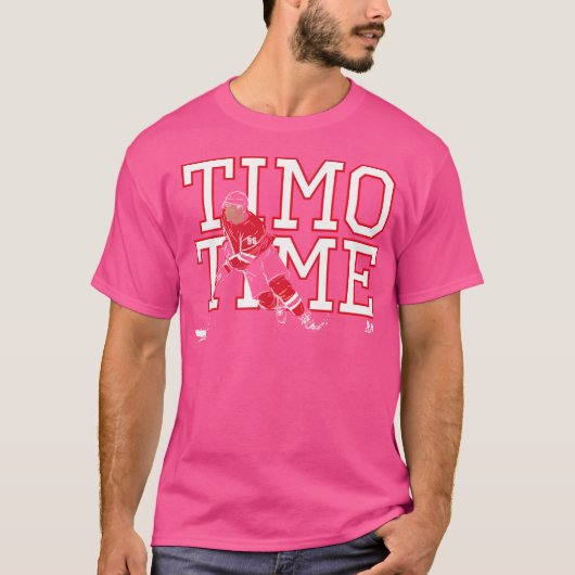Timo Meier Timo Time New Jersey Hockey T-shirt (Voorkant)