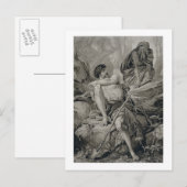 Timon en Apemantus, uit Timon van Athene, door Wil Briefkaart (Voorkant / Achterkant)