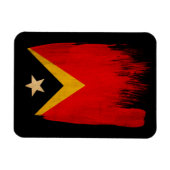 Timorese leste vlag magneet (Horizontaal)