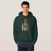Timoteüs van Efeze Traditionele Orthodoxe Kunst Hoodie (Voorkant volledig)