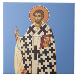 Timoteüs van Efeze Traditionele Orthodoxe Kunst Tegeltje