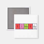 Timothe periodiek table name magnet (Voorkant / Achterkant)