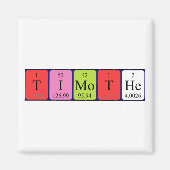 Timothe periodiek table name magnet (Voorkant)