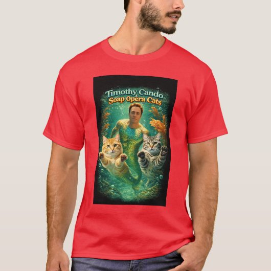 Timothy Cando & de Soap Opera Cats T-shirt (Voorkant)