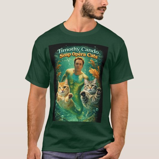 Timothy Cando & de Soap Opera Cats T-shirt (Voorkant)