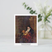 Timothy en oma van Rembrandt van Rijn Briefkaart (Staand voorkant)