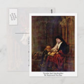 Timothy en oma van Rembrandt van Rijn Briefkaart (Voorkant / Achterkant)