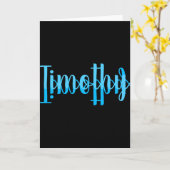 Timothy  kaart (Gele Bloem)