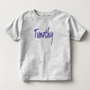 Timothy, naam, logo, kinder shirts