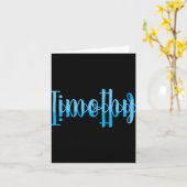 Timothy T Shirt  Kaart (Gele Bloem)