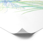 Timothy waterverf Dragonfly-scripts Poster (Hoek)