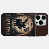 Timothy's Moose Wood-teken Case-Mate iPhone Case (Achterkant (horizontaal))