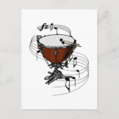 Timpani (Kettle Drum) Briefkaart (Voorkant)