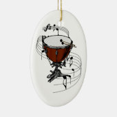 Timpani (Kettle Drum) Keramisch Ornament (Rechts)