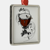 Timpani (Kettle Drum) Metalen Ornament (Rechts)