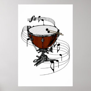 Timpani (Kettle Drum) Poster