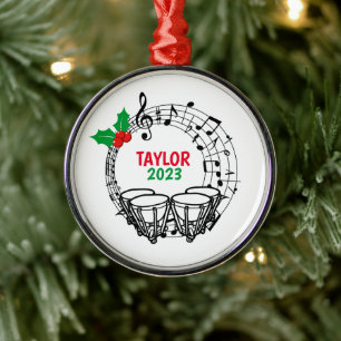 Timpani Marching Band Kerst Ornament