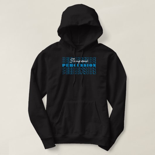 Timpani-trommelvlies met slagmiddellijn hoodie (Design voorkant)