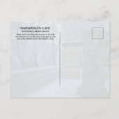 Timpanogos Cave National Monument Winter, Bord Briefkaart (Achterkant)