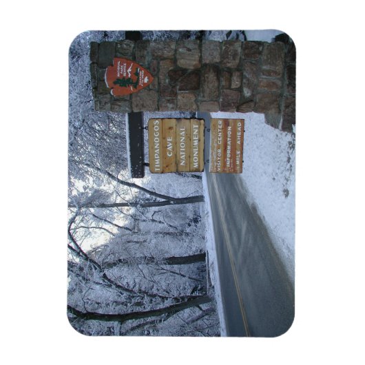 Timpanogos Cave National Monument Winter, Bord Magneet (Verticaal)