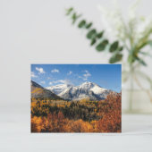Timpanogos in de herfst van het Utah-gebergte Briefkaart (Staand voorkant)