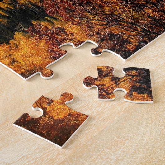Timpanogos in de herfst van het Utah-gebergte Legpuzzel (Zijkant)