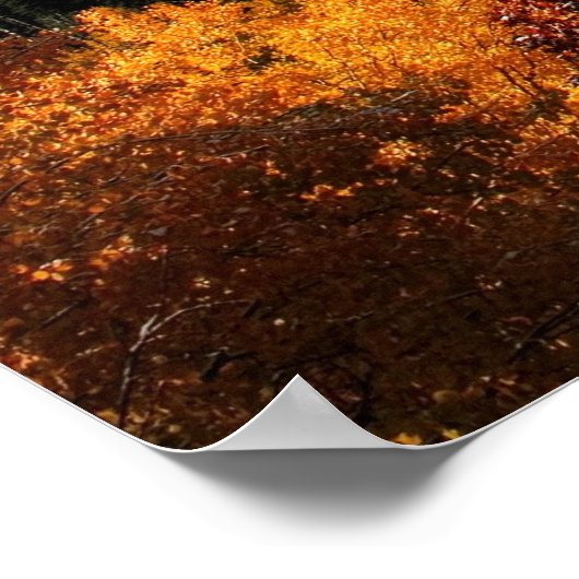 Timpanogos in de herfst van het Utah-gebergte Poster (Hoek)