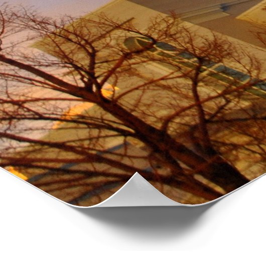 Timpanogos LDS Temple American Fork, Utah Poster (Hoek)