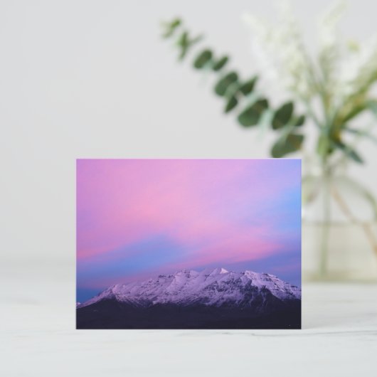 Timpanogos monteren briefkaart (Staand voorkant)