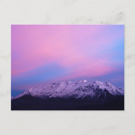 Timpanogos monteren briefkaart (Voorkant)