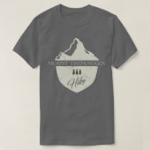 Timpanogos Utah Mountain Hike T-shirt (Design voorkant)