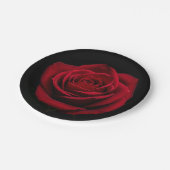 TimPic Zwart Bord met Red Rose DesignPaper Bord (Gekanteld)
