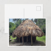 TIMUCUAN dorpshut Briefkaart (Voorkant / Achterkant)