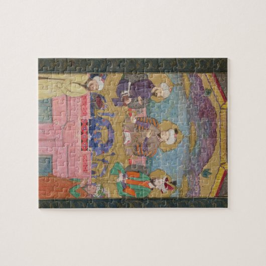 Timur (1336-1405), Babur (1483-1530, r.1526-30) en Legpuzzel (Horizontaal)