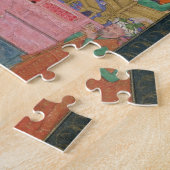 Timur (1336-1405), Babur (1483-1530, r.1526-30) en Legpuzzel (Zijkant)